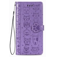  Maciņš Cat-Dog SamsungA245 A24 4G/A246 A24 5G purple 